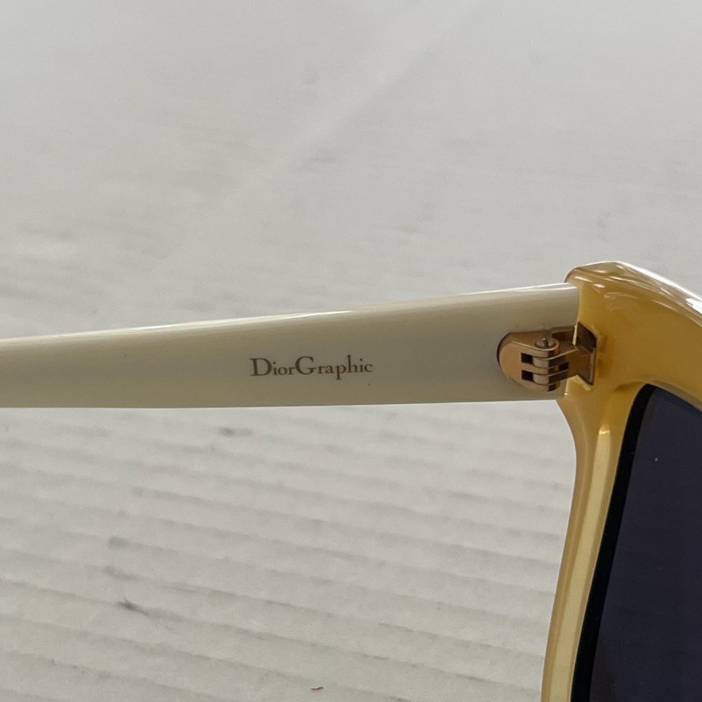 Dior Graphic 39C48 white green sunglasses - Picture 7 of 8